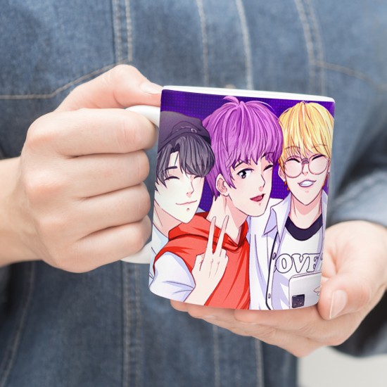 ماگ طرح tomorrow x together selfie