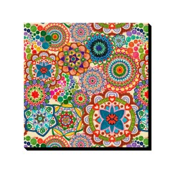 تابلو شاسی طرح گل های رنگارنگ کد trm513