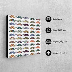 تابلو شاسی طرح سبیل های طرحدار کد trm512