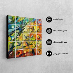 تابلو شاسی طرح پرنده ها کد trm510