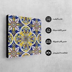تابلو شاسی طرح کاشی پرتغالی
