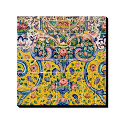 تابلو شاسی طرح کاشی کهنه