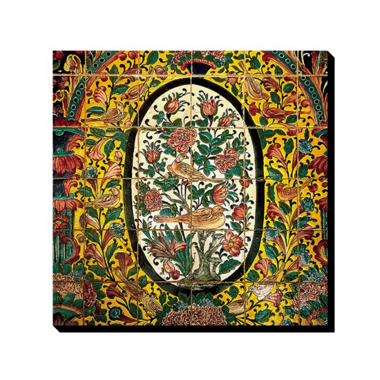 تابلو شاسی طرح مرغ های مینیاتوری