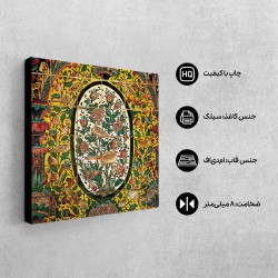 تابلو شاسی طرح مرغ های مینیاتوری