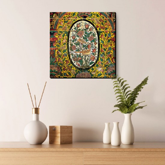 تابلو شاسی طرح مرغ های مینیاتوری