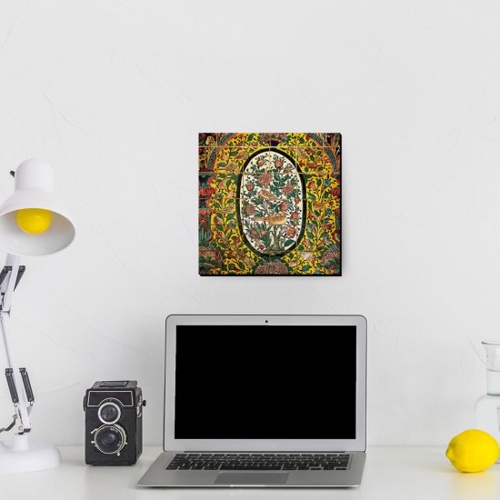 تابلو شاسی طرح مرغ های مینیاتوری