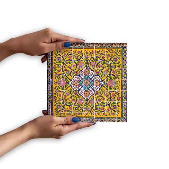 تابلو شاسی طرح کاشی ایرانی