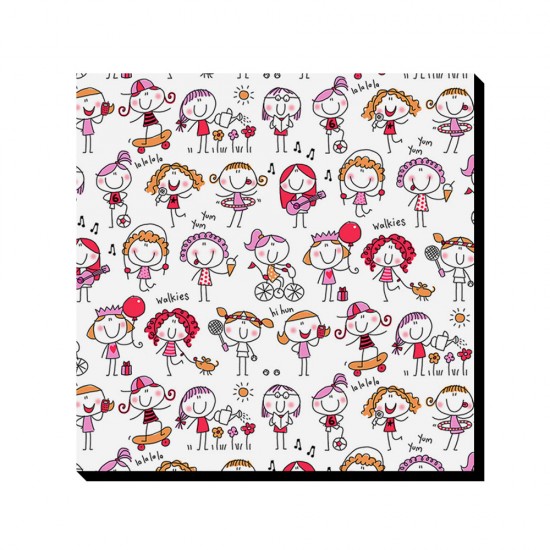 تابلو شاسی طرح شادی دخترونه