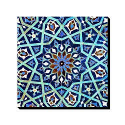 تابلو شاسی طرح کاشی فیروزه