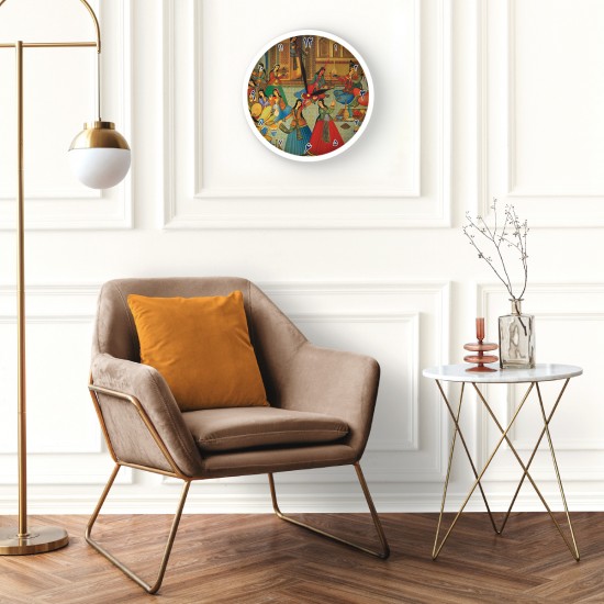 ساعت دیواری طرح مجلس بزم