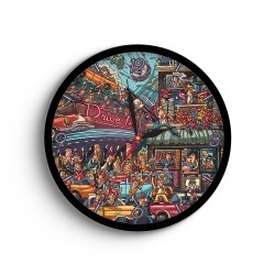 ساعت دیواری طرح الویس ها