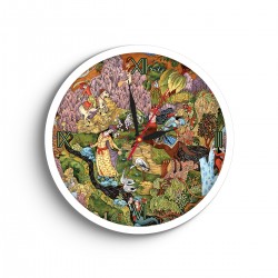 ساعت دیواری طرح مینیاتور