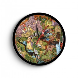 ساعت دیواری طرح مینیاتور