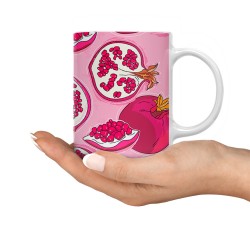 ماگ طرح یک قاچ انار یلدا