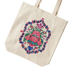 تت بگ متقال طرح کاشی زرد