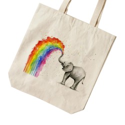 تت بگ متقال طرح فیل و رنگین کمان