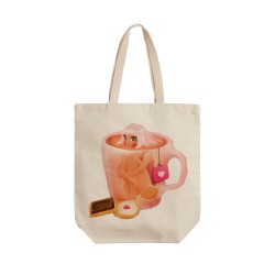 تت بگ متقال طرح دخترک و چای دم کرده