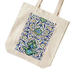 تت بگ متقال طرح کاشی گلدار