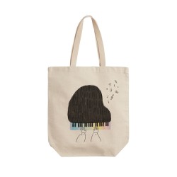 تت بگ متقال طرح پیانو رنگارنگ