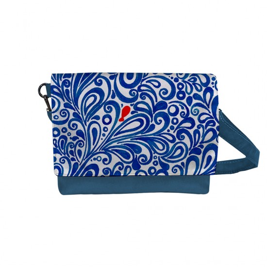 کیف دوشی طرح ماهی و دریا