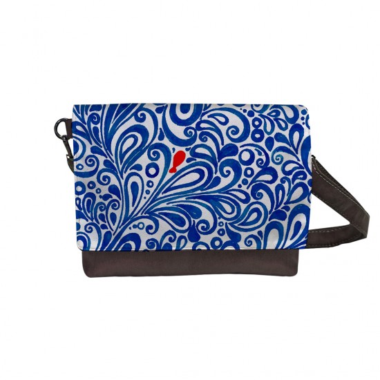 کیف دوشی طرح ماهی و دریا