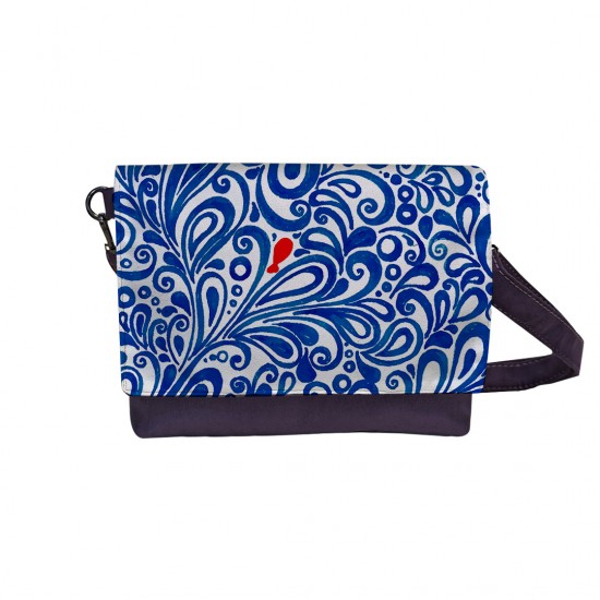 کیف دوشی طرح ماهی و دریا