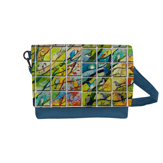 کیف دوشی طرح پرنده ها