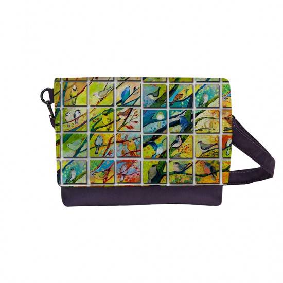کیف دوشی طرح پرنده ها