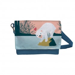 کیف دوشی طرح خرس قطبی
