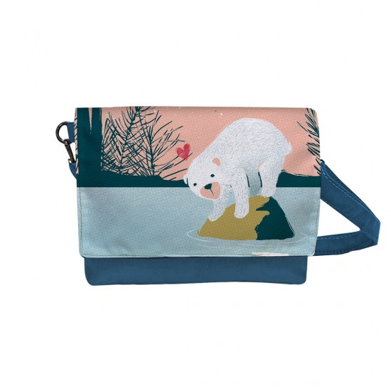 کیف دوشی طرح خرس قطبی
