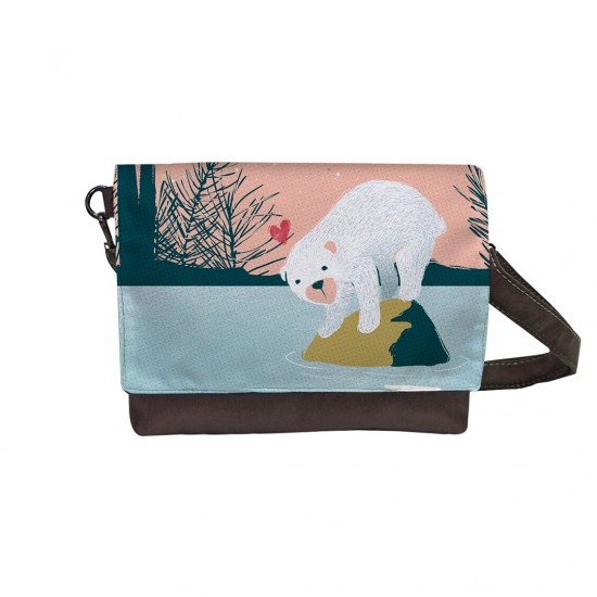 کیف دوشی طرح خرس قطبی