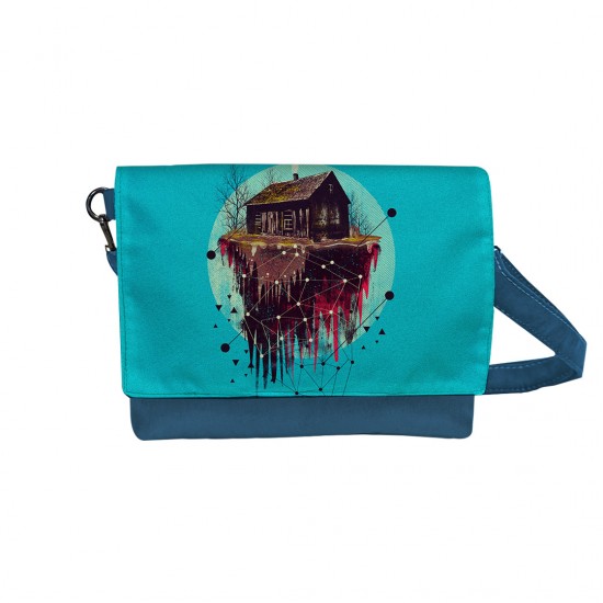 کیف دوشی طرح کلبه ای در ابرها