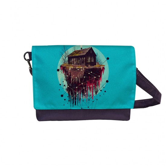 کیف دوشی طرح کلبه ای در ابرها