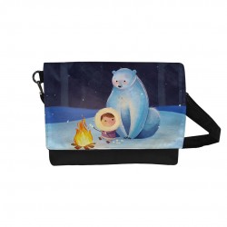 کیف دوشی طرح خرس و دخترک