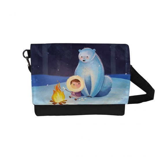 کیف دوشی طرح خرس و دخترک