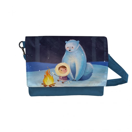 کیف دوشی طرح خرس و دخترک