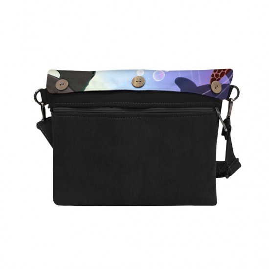 کیف دوشی طرح لاکپشت و پری دریایی زیبا