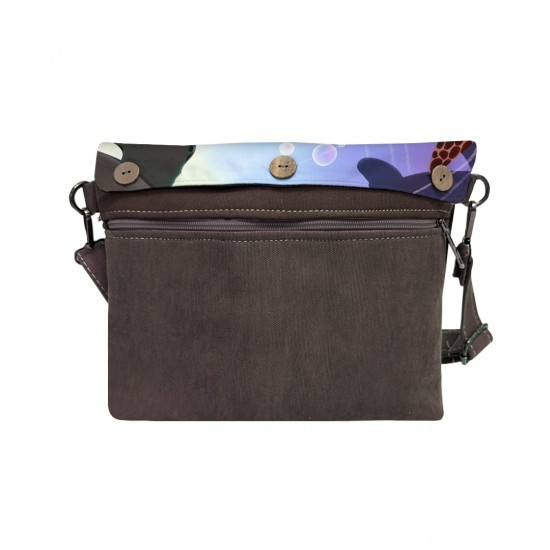 کیف دوشی طرح لاکپشت و پری دریایی زیبا