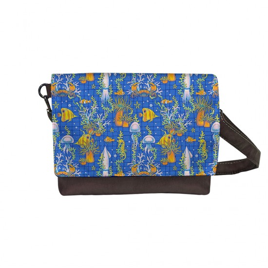 کیف دوشی طرح پترن دریایی