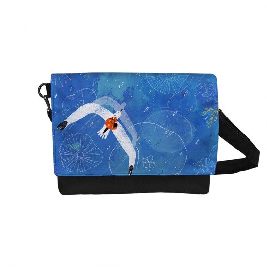 کیف دوشی طرح اقیانوس و مرغ دریایی