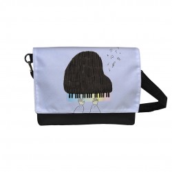 کیف دوشی طرح پیانو رنگارنگ