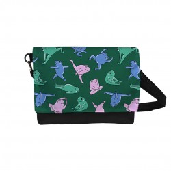 کیف دوشی طرح پترن قورباغه بامزه