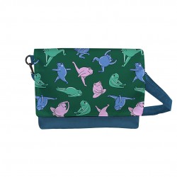 کیف دوشی طرح پترن قورباغه بامزه