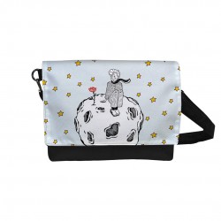 کیف دوشی طرح شازده کوچولو و گل