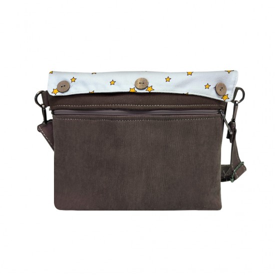 کیف دوشی طرح شازده کوچولو و گل