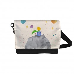 کیف دوشی طرح شازده کوچولو و گل