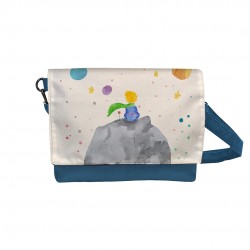 کیف دوشی طرح شازده کوچولو و گل