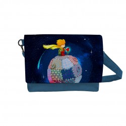 کیف دوشی طرح شازده کوچولو و گل