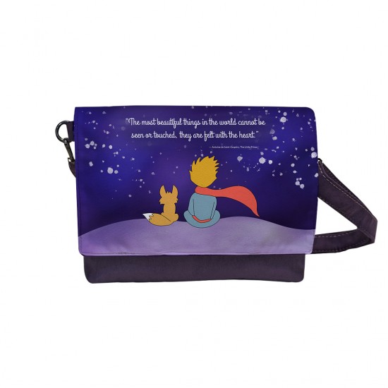 کیف دوشی طرح شازده کوچولو و روباه