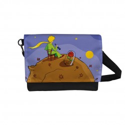 کیف دوشی طرح شازده کوچولو و گل